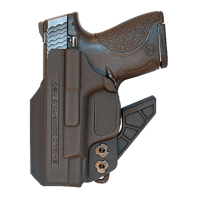 Comp-Tac C756SW295RBKN eV2 AIWB Black Kydex Belt Clip Fits S&W M&P 9EZ Right Hand Comp-Tac C756SW295RBKN eV2 AIWB Black Kydex Belt Clip Fits S&W M&P 9EZ Right Hand