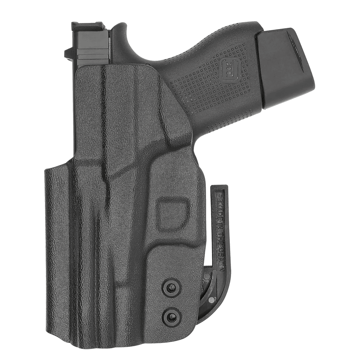 C&G Holsters 0026100 Covert IWB Black Kydex Belt Clip Fits Glock 42 C&G Holsters 0026100 Covert IWB Black Kydex Belt Clip Fits Glock 42