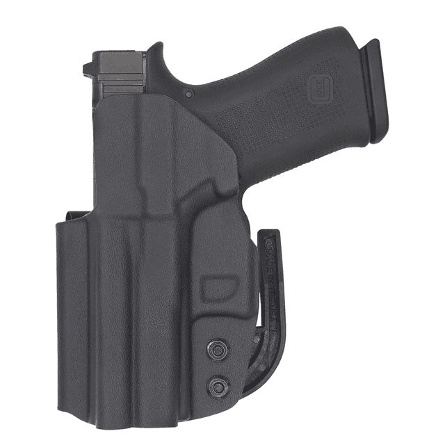 C&G Holsters 0062100 Covert IWB Black Kydex Belt Clip Fits Glock 43/43X C&G Holsters 0062100 Covert IWB Black Kydex Belt Clip Fits Glock 43/43X