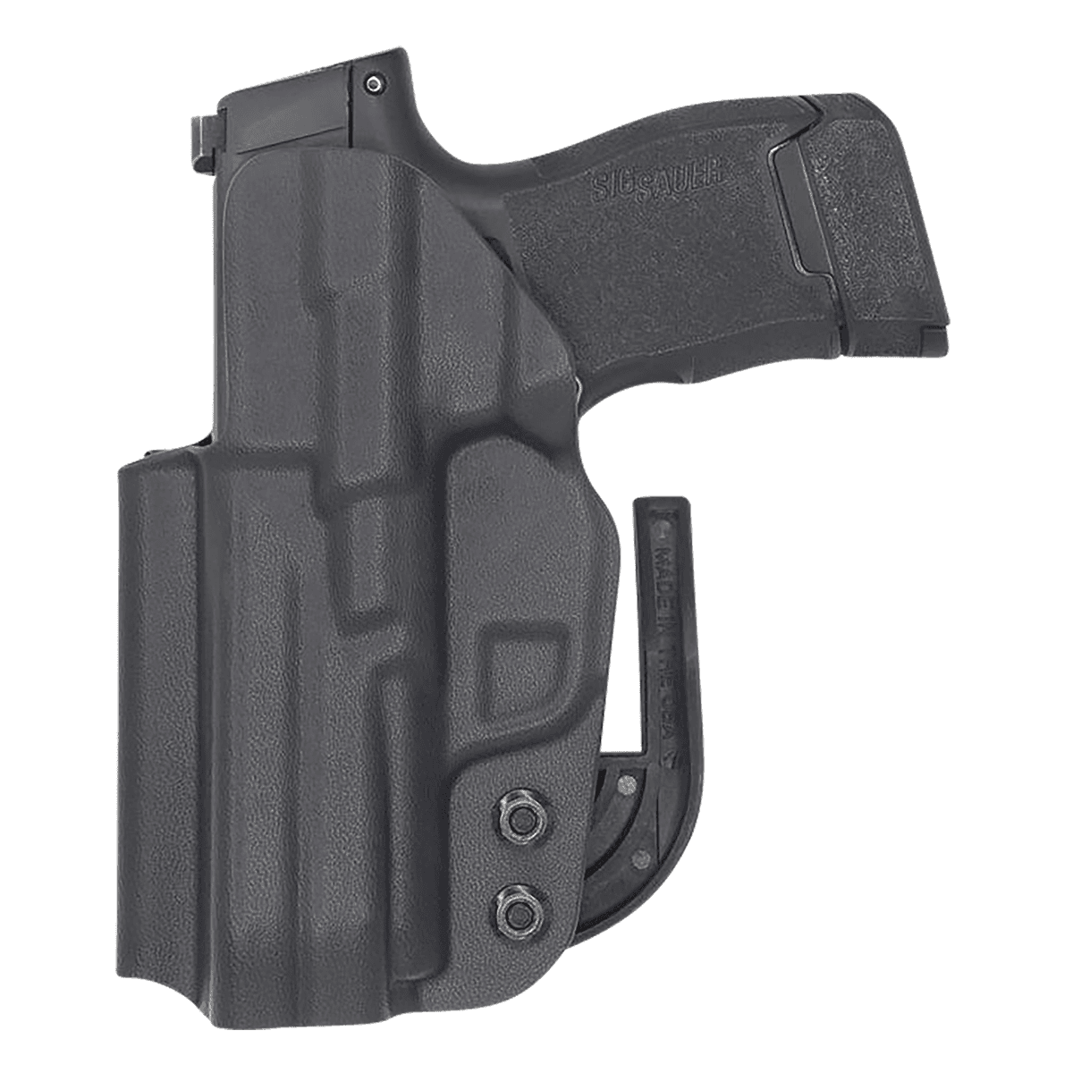 C&G Holsters 0258100 Covert IWB Black Kydex Belt Clip Fits Sig P365 C&G Holsters 0258100 Covert IWB Black Kydex Belt Clip Fits Sig P365