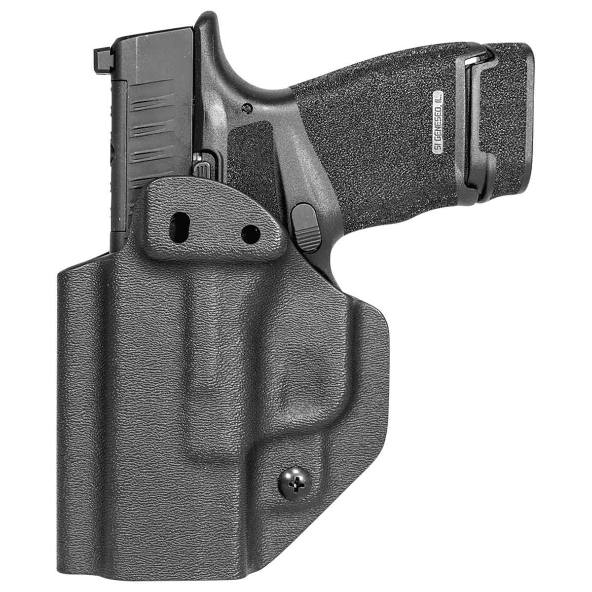 Mission First Tactical HSFHCAIWBABL Appendix Holster IWB/OWB Black Polymer Belt Clip Fits Springfield Hellcat Micro-Compact OSP 9 Ambidextrous Mission First Tactical HSFHCAIWBABL Appendix Holster IWB/OWB Black Polymer Belt Clip Fits Springfield Hellcat Micro-Compact OSP 9 Ambidextrous