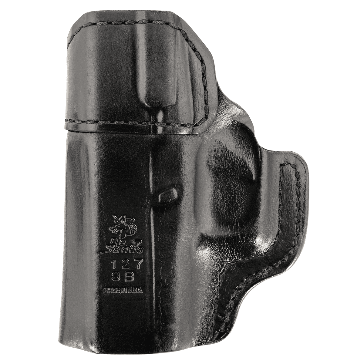 DeSantis Gunhide 127BAX7Z0 Inside Heat IWB Black Leather Belt Clip Fits S&W M&P Shield 9/40 Right Hand DeSantis Gunhide 127BAX7Z0 Inside Heat IWB Black Leather Belt Clip Fits S&W M&P Shield 9/40 Right Hand