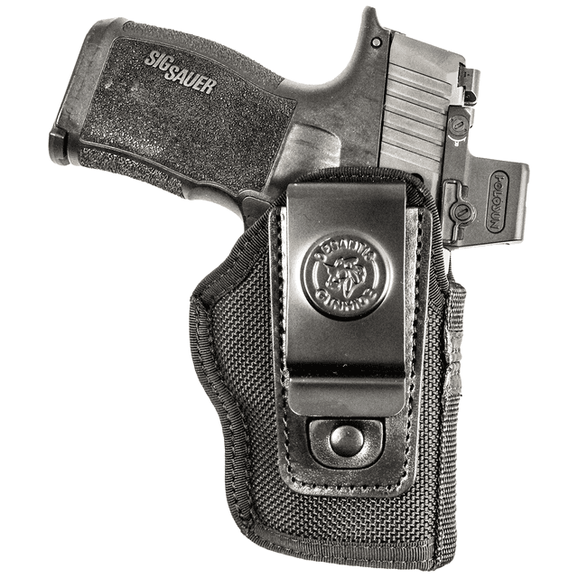 DeSantis Gunhide N87BJ9YZ0 Pro Stealth IWB Black Nylon Sig Sauer P365 w/Red Dot Ambidextrous DeSantis Gunhide N87BJ9YZ0 Pro Stealth IWB Black Nylon Sig Sauer P365 w/Red Dot Ambidextrous