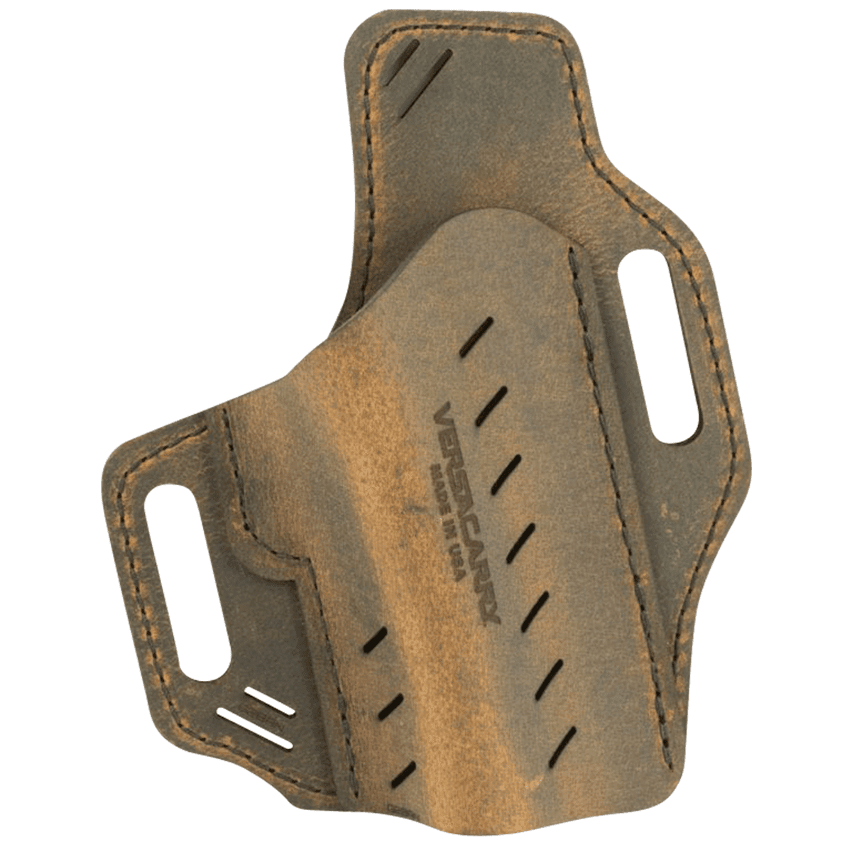 Versacarry G2BRN Guardian OWB Size 2 Distressed Brown Leather Belt Slide Fits Browning 1911 Right Hand Versacarry G2BRN Guardian OWB Size 2 Distressed Brown Leather Belt Slide Fits Browning 1911 Right Hand