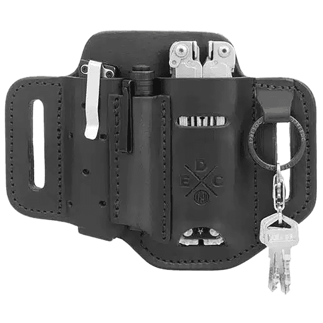 1791 Gunleather STESSFBLKA EDC Standard Easy Slide OWB Black Leather Belt Slide Ambidextrous 1791 Gunleather STESSFBLKA EDC Standard Easy Slide OWB Black Leather Belt Slide Ambidextrous