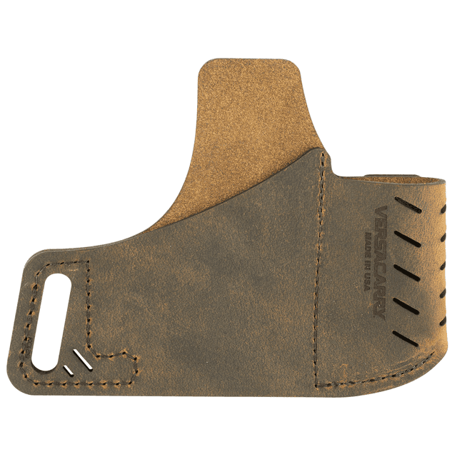 Versacarry 62103 Commander OWB Size 3 Distressed Brown Leather Belt Slide Fits Sig P290 Right Hand Versacarry 62103 Commander OWB Size 3 Distressed Brown Leather Belt Slide Fits Sig P290 Right Hand