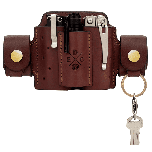 1791 Gunleather MNASMFCHNA EDC Mini Action Snap OWB Chestnut Leather Belt Loop Ambidextrous 1791 Gunleather MNASMFCHNA EDC Mini Action Snap OWB Chestnut Leather Belt Loop Ambidextrous