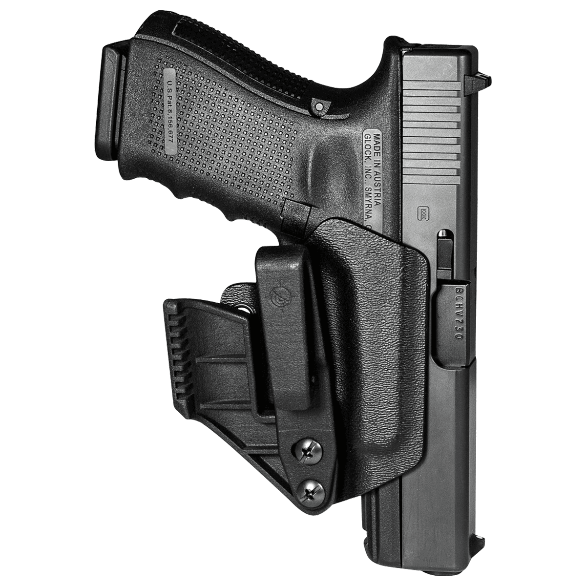 Mission First Tactical H2GL940AIWBM Minimalist Holster IWB Black Polymer Belt Clip Fits Glock 19/22/26/33 Ambidextrous Mission First Tactical H2GL940AIWBM Minimalist Holster IWB Black Polymer Belt Clip Fits Glock 19/22/26/33 Ambidextrous