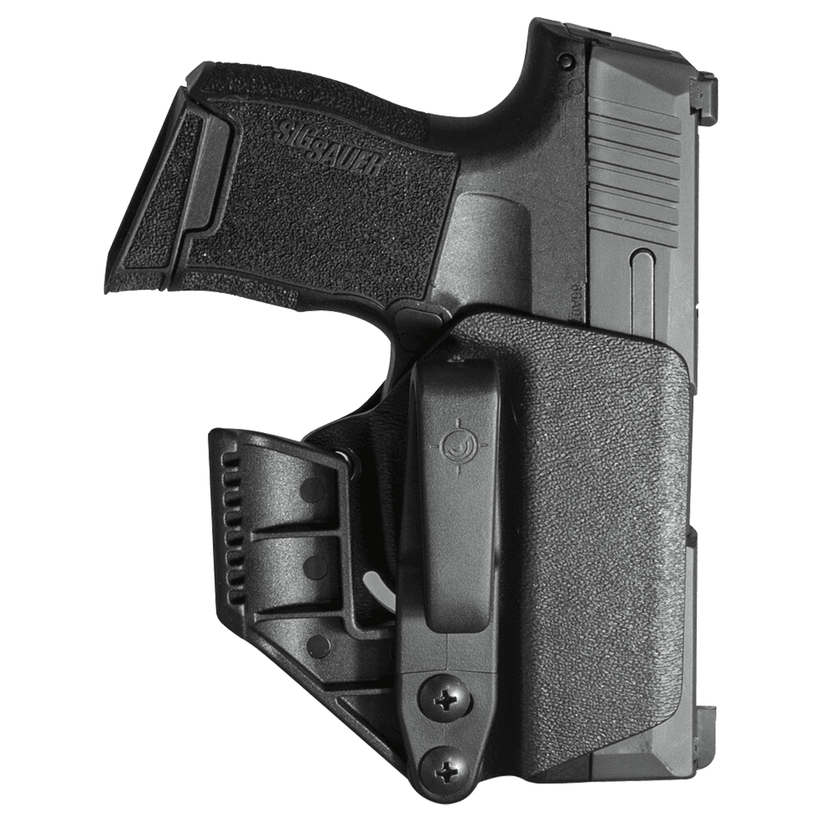 Mission First Tactical H2SG365AIWBM Minimalist Holster IWB Black Polymer Belt Clip Fits Sig P365/P365XL Ambidextrous Mission First Tactical H2SG365AIWBM Minimalist Holster IWB Black Polymer Belt Clip Fits Sig P365/P365XL Ambidextrous
