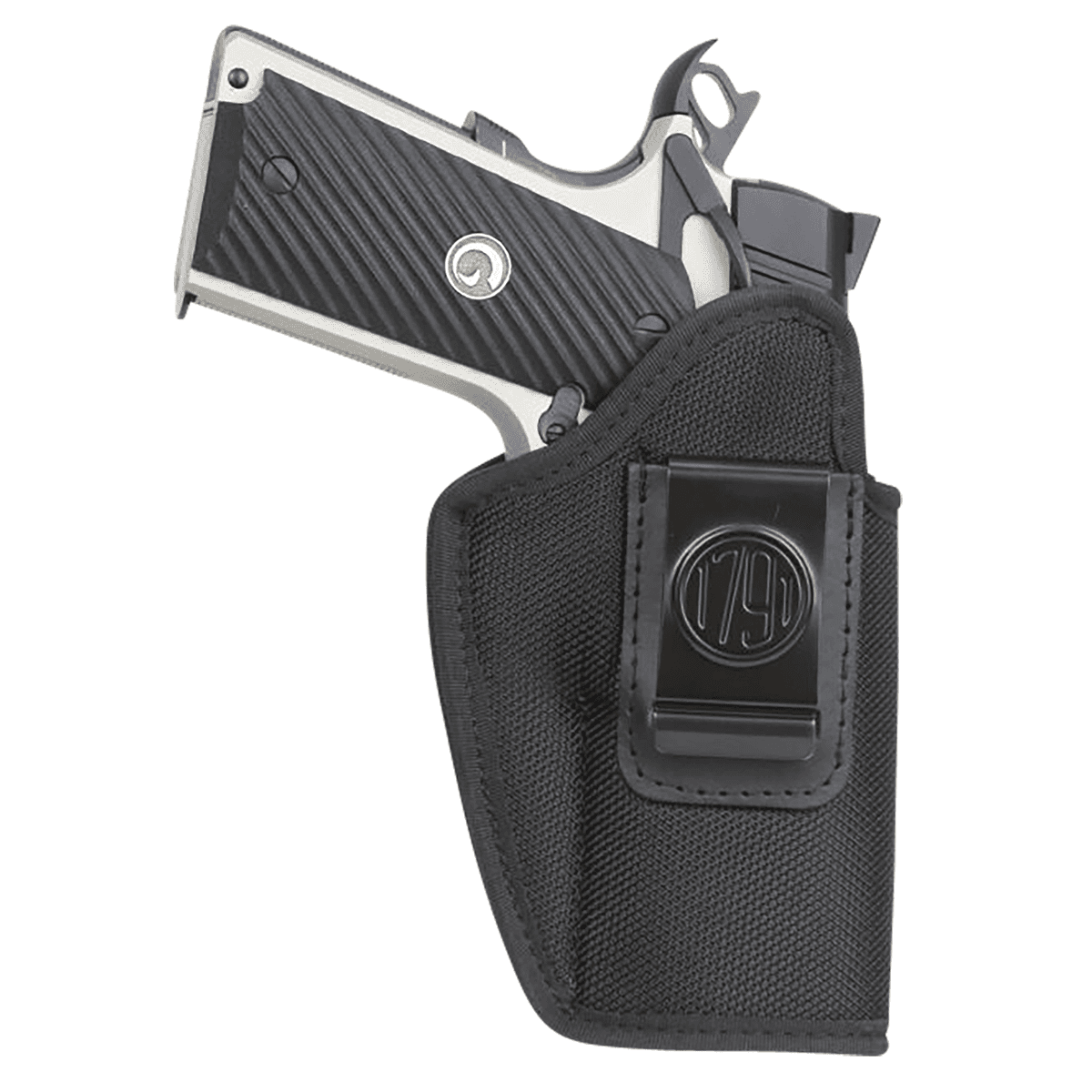 1791 Gunleather PNIWB4BLKR Premium Nylon IWB Size 04 Black Ballistic Nylon Belt Clip Right Hand 1791 Gunleather PNIWB4BLKR Premium Nylon IWB Size 04 Black Ballistic Nylon Belt Clip Right Hand
