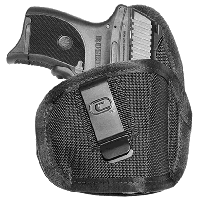 Crossfire Shooting Gear CRFTPSTLSRSA1C3R The Tempest Laser IWB Size 03 Black Ballistic Nylon Belt Clip Fits Compact 3-3.50" Barrel Right Hand Crossfire Shooting Gear CRFTPSTLSRSA1C3R The Tempest Laser IWB Size 03 Black Ballistic Nylon Belt Clip Fits Compact 3-3.50" Barrel Right Hand