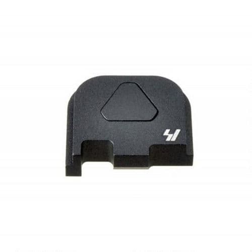 Strike Industries Glock Slide Cover Plate Fits Glock 43 Only V1 Button Aluminum Black Strike Industries Glock Slide Cover Plate Fits Glock 43 Only V1 Button Aluminum Black