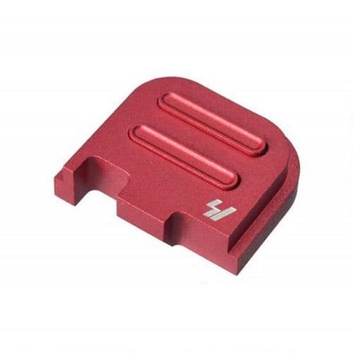 Strike Industries Glock Slide Cover Plate Fits Glock 42 Only V2 Button Aluminum Red Strike Industries Glock Slide Cover Plate Fits Glock 42 Only V2 Button Aluminum Red