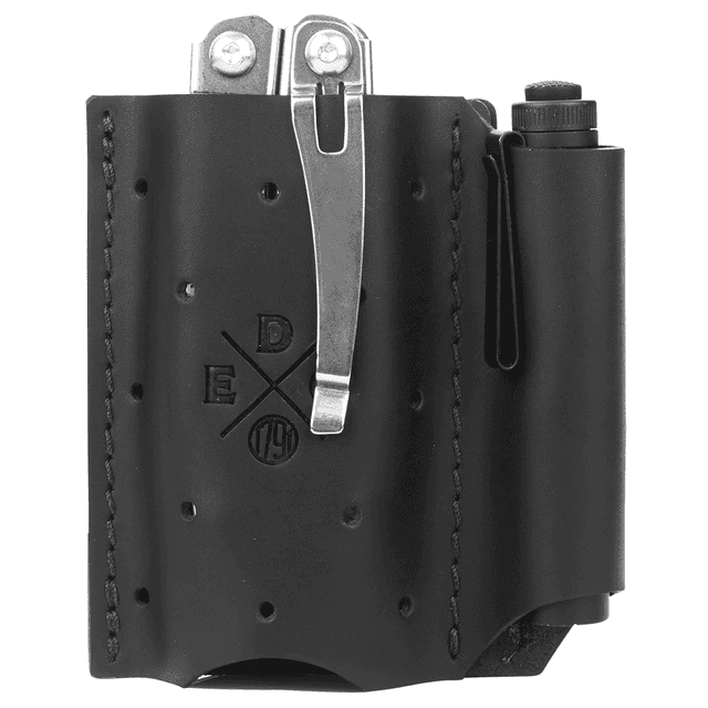 1791 Gunleather ACDUOBLKA EDC Action Clip Duo OWB Black Leather Belt Clip Ambidextrous 1791 Gunleather ACDUOBLKA EDC Action Clip Duo OWB Black Leather Belt Clip Ambidextrous