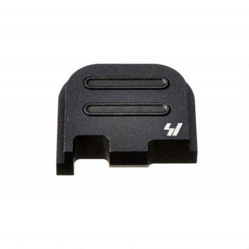 Strike Industries GLOCK Slide Cover Plate Fits GLOCK 43 Only V2 Button Aluminum Black Strike Industries GLOCK Slide Cover Plate Fits GLOCK 43 Only V2 Button Aluminum Black