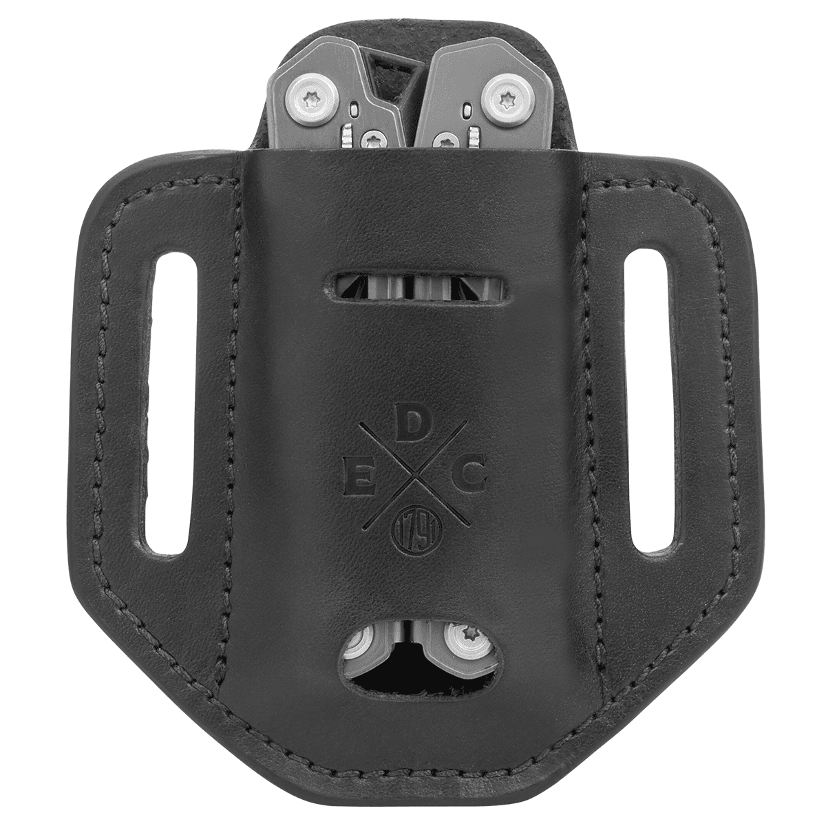 1791 Gunleather HDESSLBLKA EDC Heavy Duty Easy Slide Solo OWB Black Leather Belt Slide Ambidextrous 1791 Gunleather HDESSLBLKA EDC Heavy Duty Easy Slide Solo OWB Black Leather Belt Slide Ambidextrous