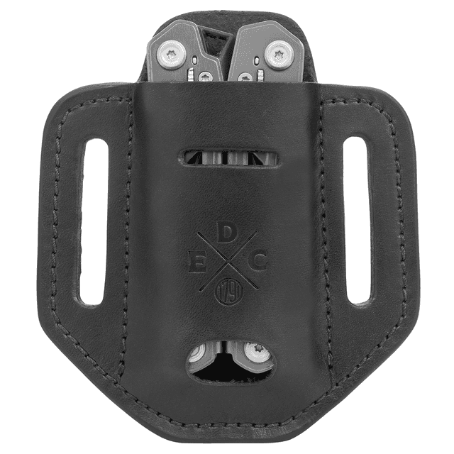 1791 Gunleather HDESSLBLKA EDC Heavy Duty Easy Slide Solo OWB Black Leather Belt Slide Ambidextrous 1791 Gunleather HDESSLBLKA EDC Heavy Duty Easy Slide Solo OWB Black Leather Belt Slide Ambidextrous