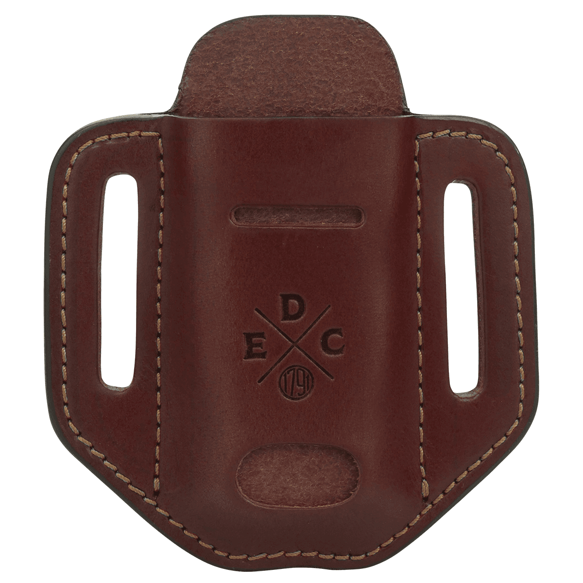 1791 Gunleather HDESSLCHNA EDC Heavy Duty Easy Slide Solo OWB Chestnut Leather Belt Slide Ambidextrous 1791 Gunleather HDESSLCHNA EDC Heavy Duty Easy Slide Solo OWB Chestnut Leather Belt Slide Ambidextrous