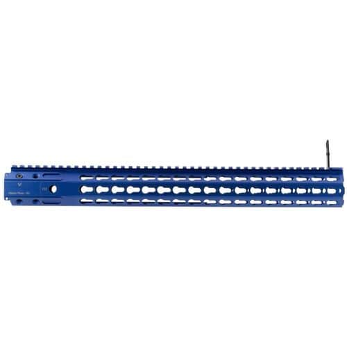 Strike Industries AR-15 MegaFins-XL Rail 17" Key-Mod Compatible Free Float Handguard Aluminum Blue Strike Industries AR-15 MegaFins-XL Rail 17" Key-Mod Compatible Free Float Handguard Aluminum Blue