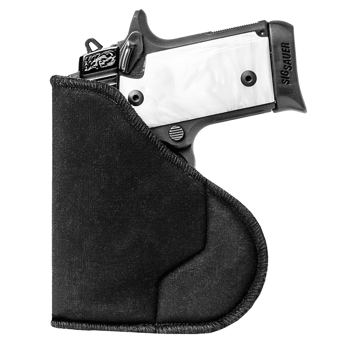 Sentry 35WB05BK HexGrip IWB Black Nylon Pocket Fits Glock 26/27/29 Ambidextrous Sentry 35WB05BK HexGrip IWB Black Nylon Pocket Fits Glock 26/27/29 Ambidextrous