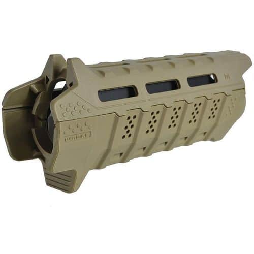 Strike Industries AR-15 Handguard Carbine Length M-LOK Compatible 2 Piece Drop-In Polymer FDE Strike Industries AR-15 Handguard Carbine Length M-LOK Compatible 2 Piece Drop-In Polymer FDE