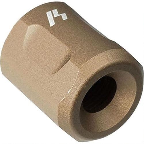 Strike Industries Barrel Thread Protector 1/2x28 TPI Aluminum FDE Strike Industries Barrel Thread Protector 1/2x28 TPI Aluminum FDE
