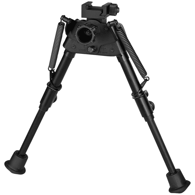 Harris Bipods SBRP Swivel BR Picatinny, 6-9", Black Steel/Aluminum, Rubber Feet Harris Bipods SBRP Swivel BR Picatinny, 6-9", Black Steel/Aluminum, Rubber Feet