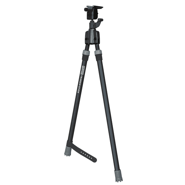 Primos 65826 Trigger Stick Bipod made of Steel with Black & Gray Finish, QD Swivel Stud Attachment Type & Medium Height (Clam Package) Primos 65826 Trigger Stick Bipod made of Steel with Black & Gray Finish, QD Swivel Stud Attachment Type & Medium Height (Clam Package)