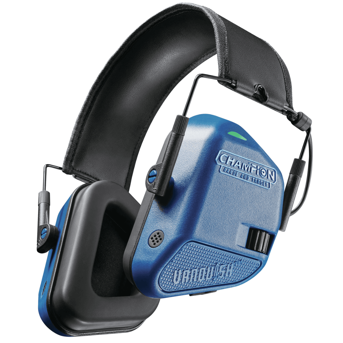 Champion Targets Vanquish Muff 22 dB Over the Head Blue/Black - 40979 Champion Targets Vanquish Muff 22 dB Over the Head Blue/Black - 40979