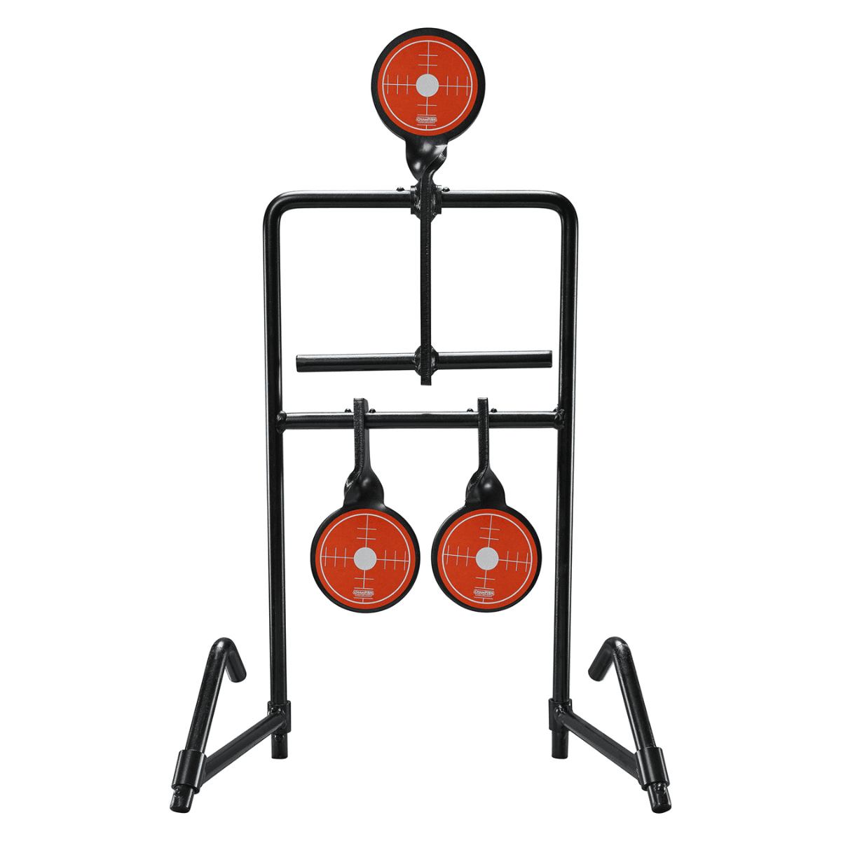 Champion Targets Gong Auto Reset Handgun Standing Targets Black/Orange - 40870 Champion Targets Gong Auto Reset Handgun Standing Targets Black/Orange - 40870