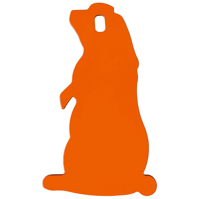 Champion Targets Impact Steel Prairie Dog Target Rimfire Orange - 44916C Champion Targets Impact Steel Prairie Dog Target Rimfire Orange - 44916C