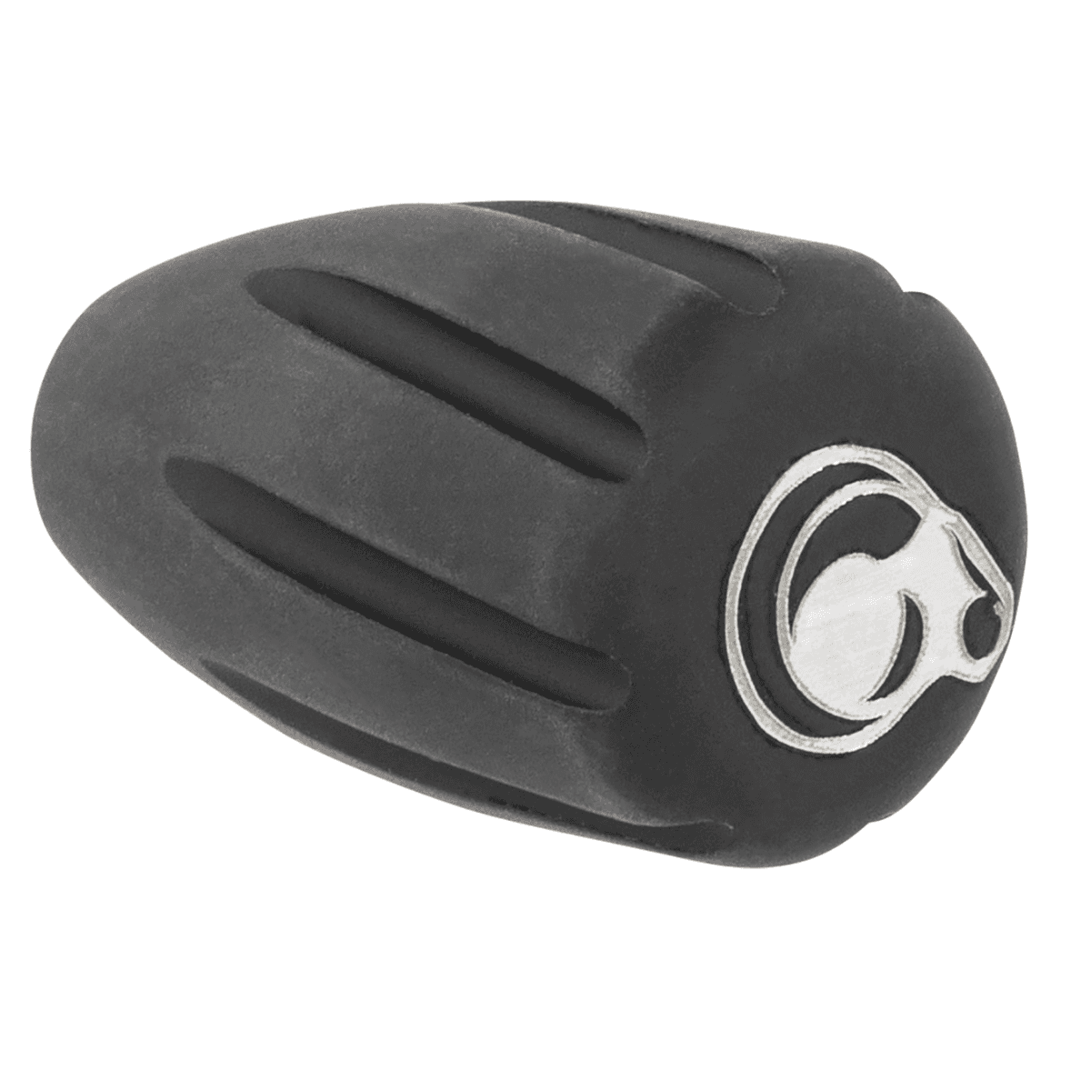 Christensen Arms Tactical Bolt Knob Black with White Logo Hardcoat Anodized Aluminum - 8100001900 Christensen Arms Tactical Bolt Knob Black with White Logo Hardcoat Anodized Aluminum - 8100001900