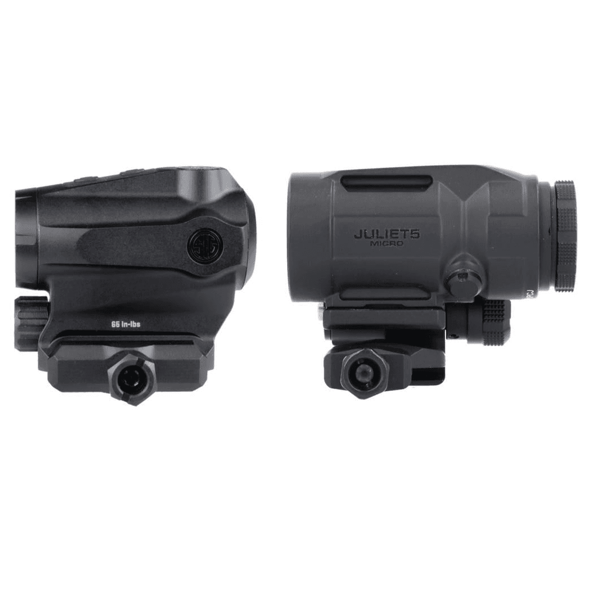 Sig Sauer Electro-Optics SORJ5X201 Romeo5XDR and Juliet5 Micro Combo Kit Black 1x/5x 20 mm x 24 mm 2 MOA Red Dot/65 MOA Circle Multi Reticle Sig Sauer Electro-Optics SORJ5X201 Romeo5XDR and Juliet5 Micro Combo Kit Black 1x/5x 20 mm x 24 mm 2 MOA Red Dot/65 MOA Circle Multi Reticle