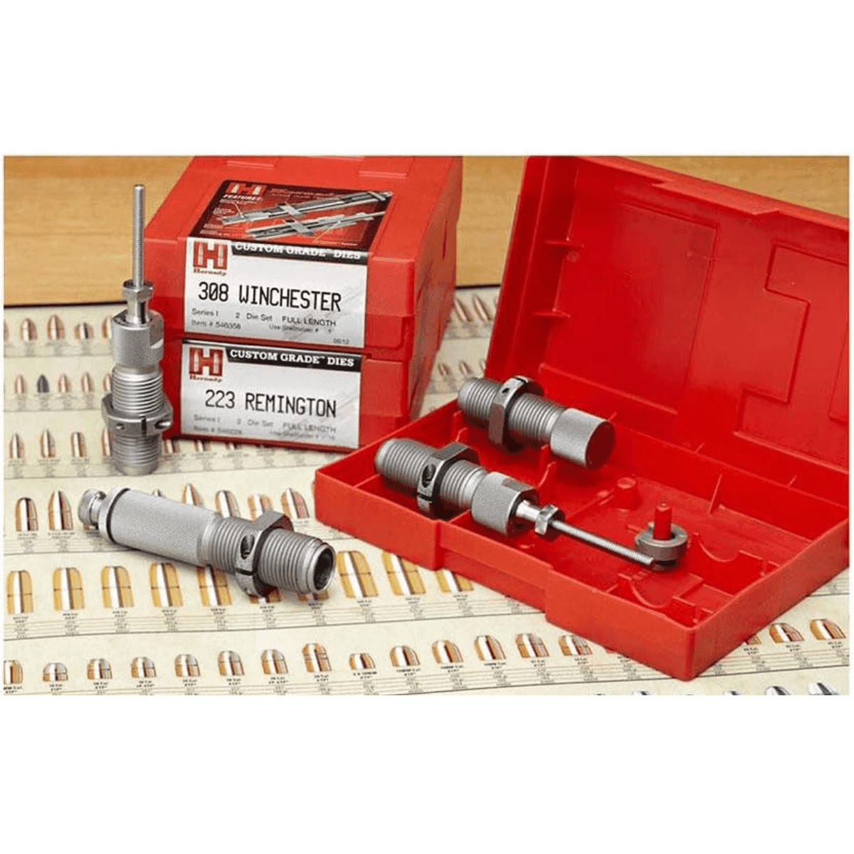 Hornady Custom Grade Series I, 220 Swift 2 Die Set - 546222 Hornady Custom Grade Series I, 220 Swift 2 Die Set - 546222