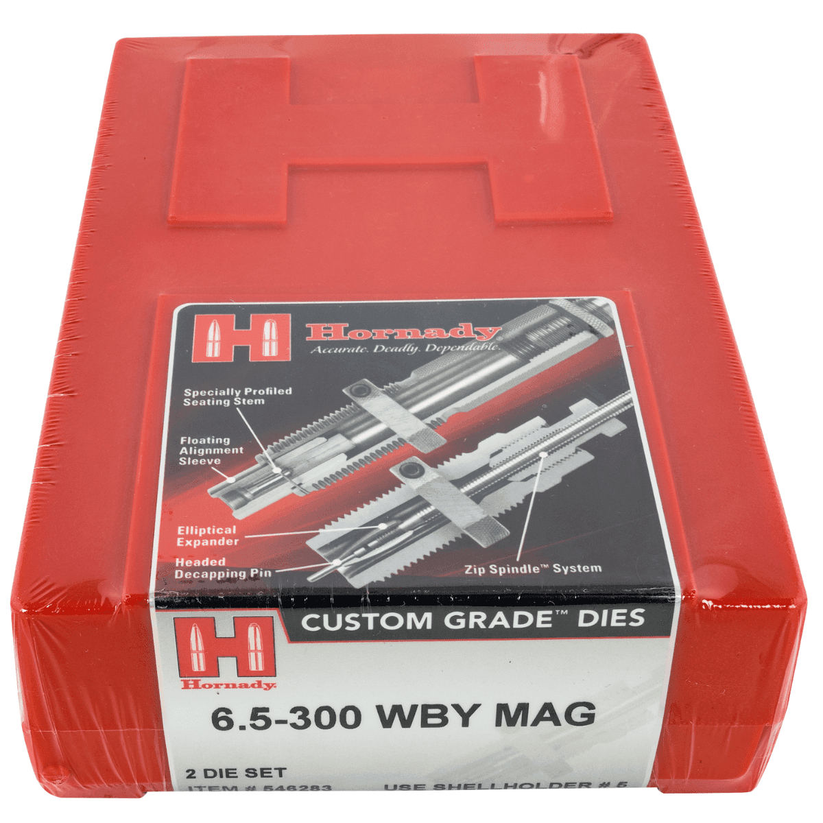 Hornady Custom Grade Series IV, 6.5-300 Wthby Mag 2 Die Set - 546283 Hornady Custom Grade Series IV, 6.5-300 Wthby Mag 2 Die Set - 546283