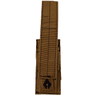 Advance Warrior Solutions Tan Pistol Single Mag Pouch, Rear View. Advance Warrior Solutions Tan Pistol Single Mag Pouch, Rear View.