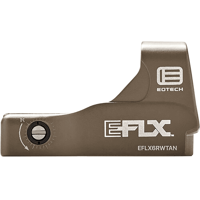 Eotech EFLX3RWTAN EFLX Mini Reflex Sight Tan 1 x 3 MOA Red Dot Eotech EFLX3RWTAN EFLX Mini Reflex Sight Tan 1 x 3 MOA Red Dot