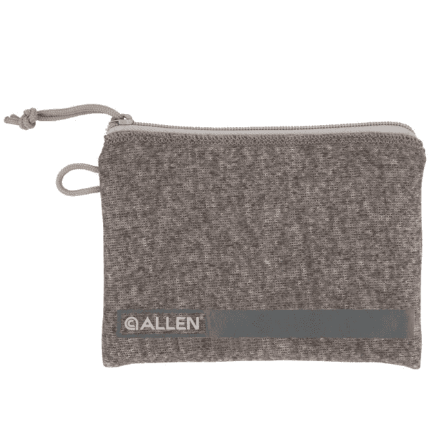 Allen Pistol Pouch Gray Polyester w/ Lockable Zippers - 3625 Allen Pistol Pouch Gray Polyester w/ Lockable Zippers - 3625