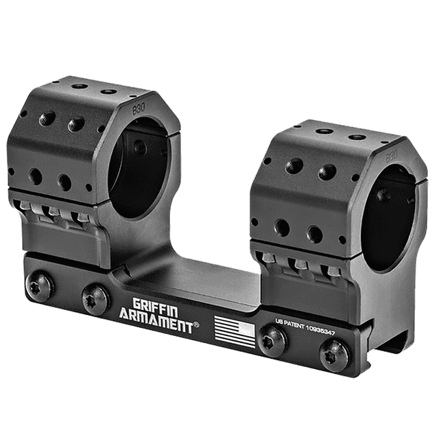 Griffin Armament 30mm GPM Scope Mount/Ring Combo Black Anodized Griffin Armament 30mm GPM Scope Mount/Ring Combo Black Anodized