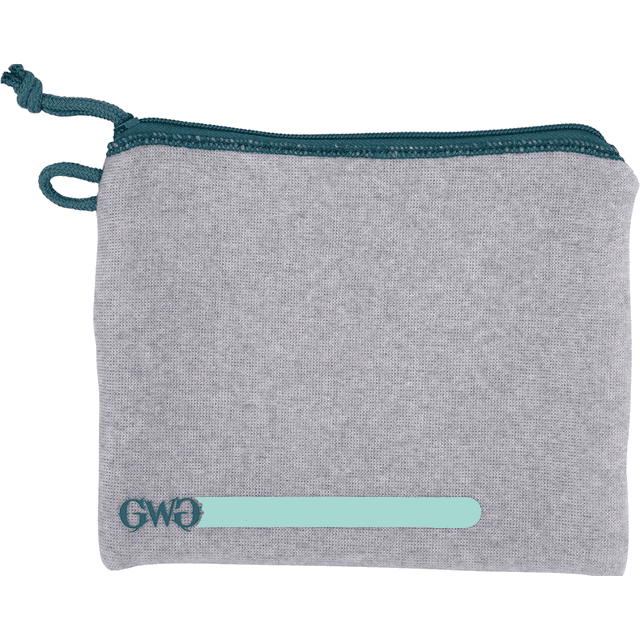Girls With Guns Storage Pouch Gray w/Blue Accents Polyester - 9074 Girls With Guns Storage Pouch Gray w/Blue Accents Polyester - 9074