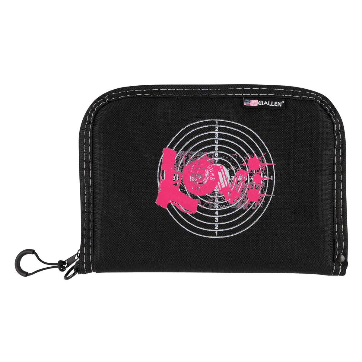 Girls With Guns Love Black w/Pink Polyester Handgun Storage - 9075 Girls With Guns Love Black w/Pink Polyester Handgun Storage - 9075