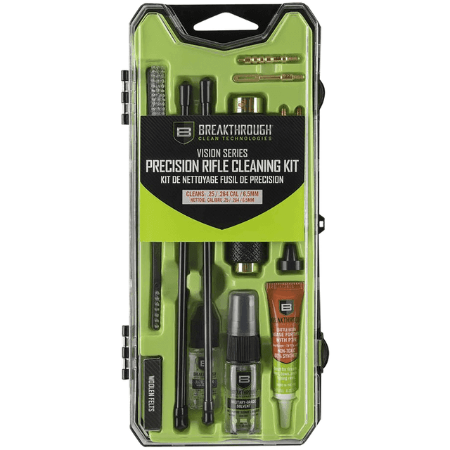 Breakthrough Clean Vision Series Rifle Cleaning Kit .25 Cal - BTCCC25RC Breakthrough Clean Vision Series Rifle Cleaning Kit .25 Cal - BTCCC25RC