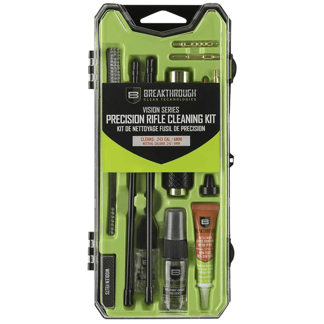 Breakthrough Clean Vision Series Rifle Cleaning Kit .243 Cal - BTCCC243RC Breakthrough Clean Vision Series Rifle Cleaning Kit .243 Cal - BTCCC243RC