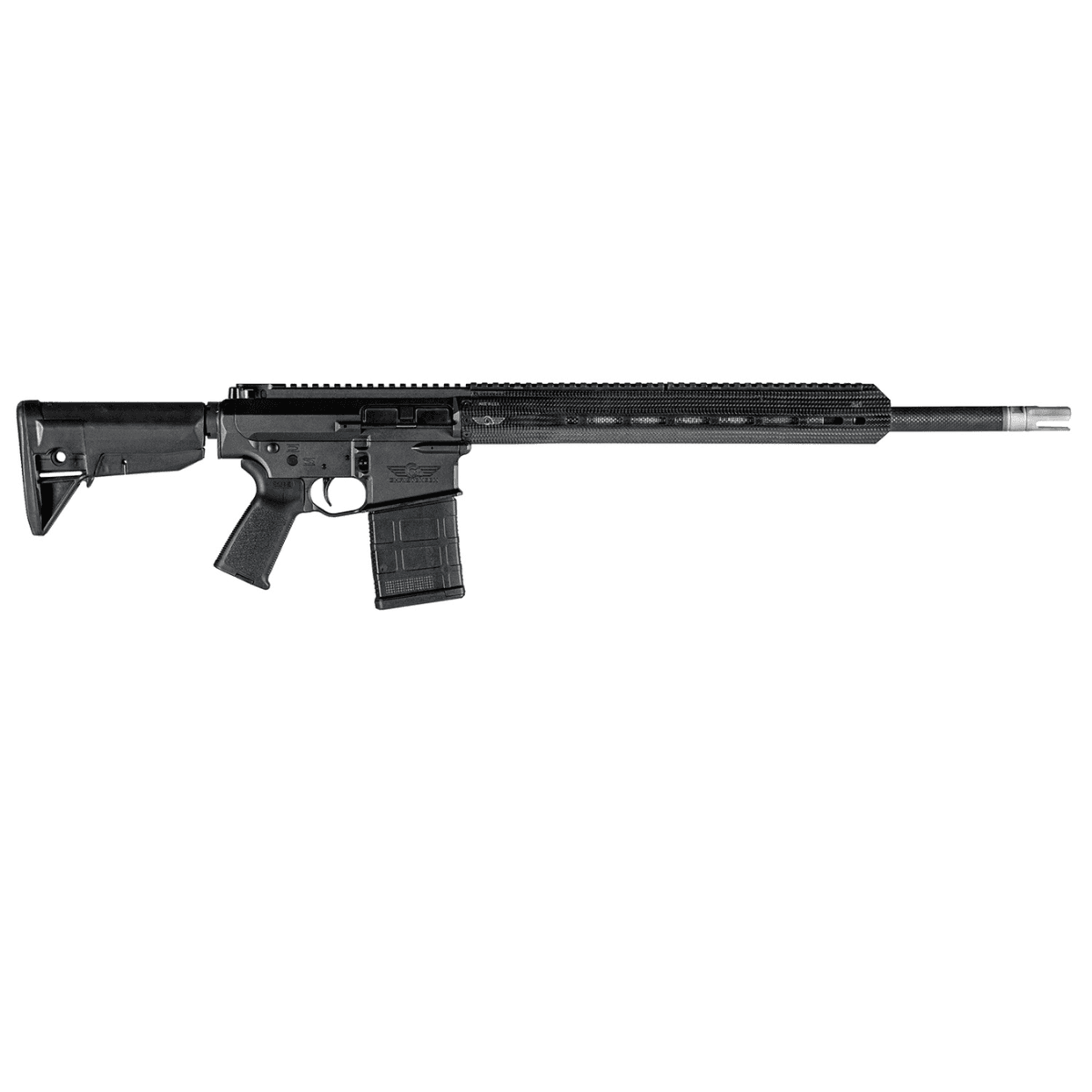 Christensen Arms CA-10 G2 308 Win Rifle with 18" Barrel, Black Anodized Finish, Adjustable BCM Gunfighter Stock, and Black Polymer Grip - 112111126432 Christensen Arms CA-10 G2 308 Win Rifle with 18" Barrel, Black Anodized Finish, Adjustable BCM Gunfighter Stock, and Black Polymer Grip - 112111126432