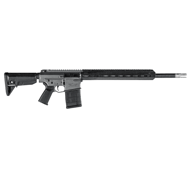 Christensen Arms CA-10 G2 308 Win Rifle with 18" Barrel, Tungsten Gray Cerakote Finish, Adjustable BCM Gunfighter Stock, and Black Polymer Grip - 112111156432 Christensen Arms CA-10 G2 308 Win Rifle with 18" Barrel, Tungsten Gray Cerakote Finish, Adjustable BCM Gunfighter Stock, and Black Polymer Grip - 112111156432