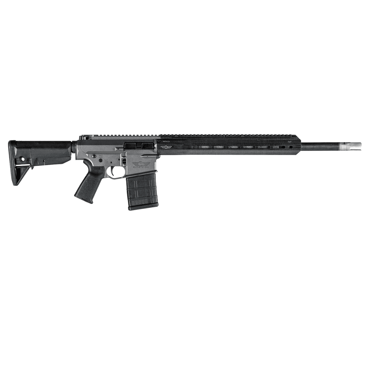 Christensen Arms CA-10 G2 6.5 Creedmoor Rifle with 20" Barrel, Tungsten Gray Cerakote Finish, Adjustable BCM Gunfighter Stock, and Black Polymer Grip - 112113157232 Christensen Arms CA-10 G2 6.5 Creedmoor Rifle with 20" Barrel, Tungsten Gray Cerakote Finish, Adjustable BCM Gunfighter Stock, and Black Polymer Grip - 112113157232