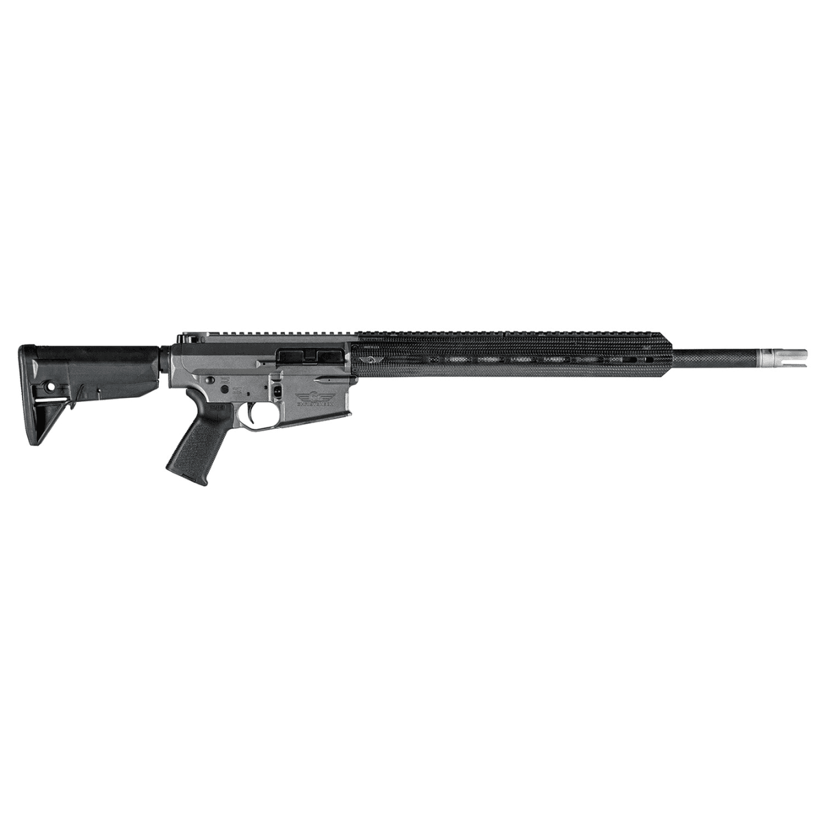 Christensen Arms CA-10 G2 308 Win Rifle with 18" Barrel, 10+1 Capacity, Tungsten Gray Cerakote Finish, Adjustable BCM Gunfighter Stock, and Black Polymer Grip - 8010900903 Christensen Arms CA-10 G2 308 Win Rifle with 18" Barrel, 10+1 Capacity, Tungsten Gray Cerakote Finish, Adjustable BCM Gunfighter Stock, and Black Polymer Grip - 8010900903