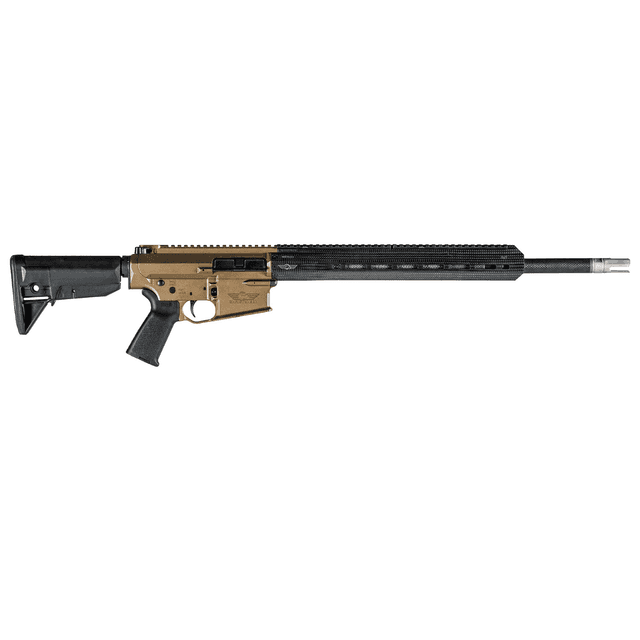 Christensen Arms CA-10 G2 308 Win Rifle with 18" Barrel, 10+1 Capacity, Burnt Bronze Cerakote Finish, Adjustable BCM Gunfighter Stock, and Black Polymer Grip - 8010900904 Christensen Arms CA-10 G2 308 Win Rifle with 18" Barrel, 10+1 Capacity, Burnt Bronze Cerakote Finish, Adjustable BCM Gunfighter Stock, and Black Polymer Grip - 8010900904