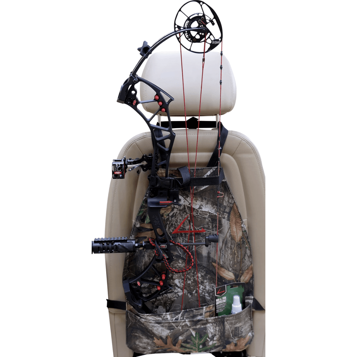 Lethal Back Seat Bow Sling with Adjustable Water-Resistant Straps and Large Accessory Pocket - Tan - 9553T6712 Lethal Back Seat Bow Sling with Adjustable Water-Resistant Straps and Large Accessory Pocket - Tan - 9553T6712