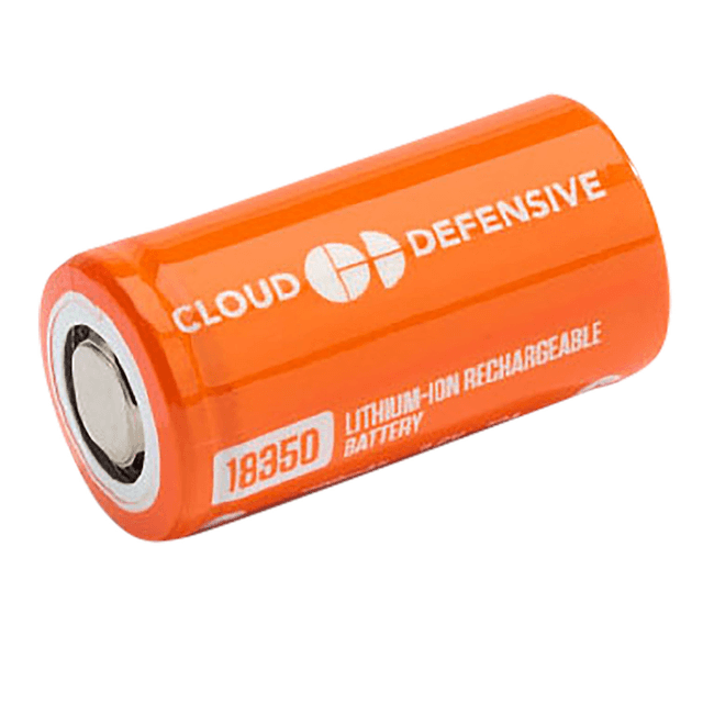 Cloud Defensive 18350 Battery 3.6V, 1,000-1,100 mAh - CD1835004 Cloud Defensive 18350 Battery 3.6V, 1,000-1,100 mAh - CD1835004